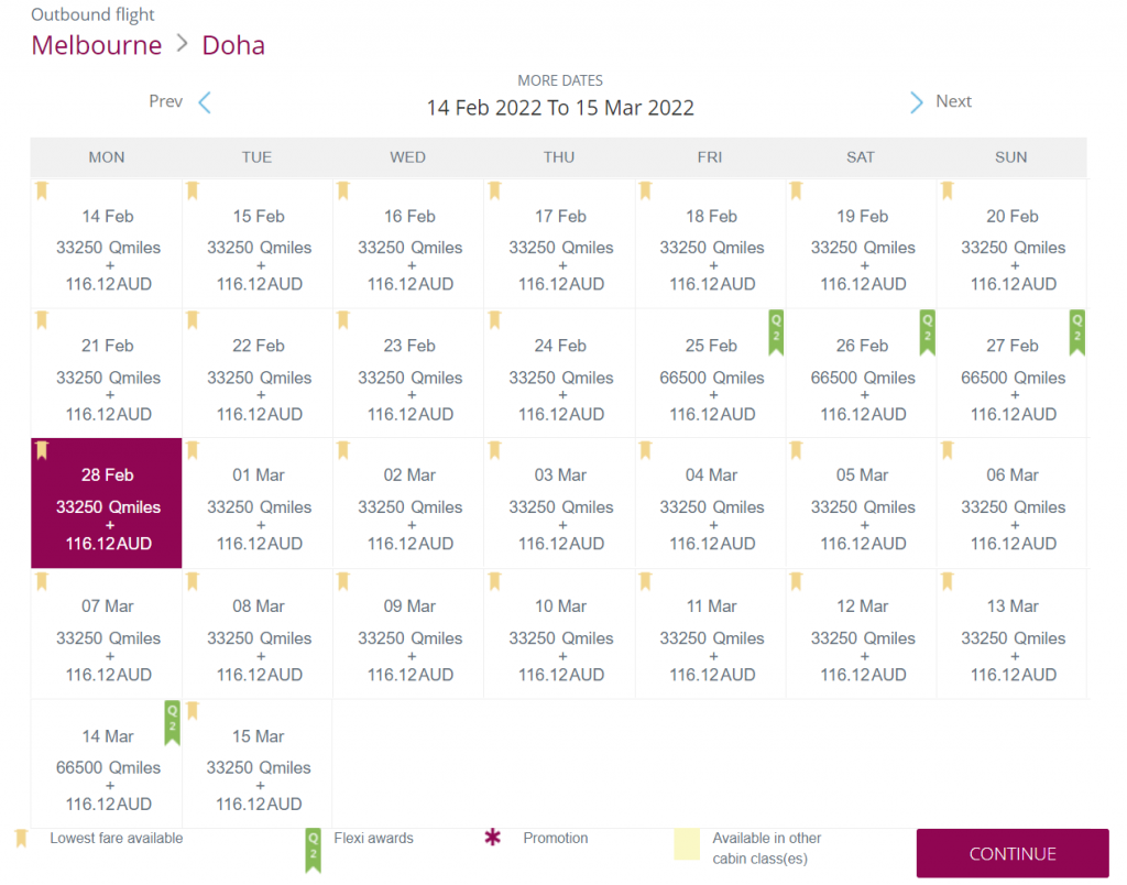 Guide to using Qatar Airways Qcredits for upgrades pointsHq